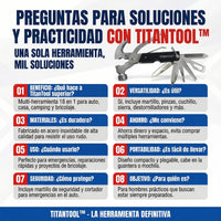TitanTool™ UNA SOLA HERRAMIENTA 18 SOLUCIONES
