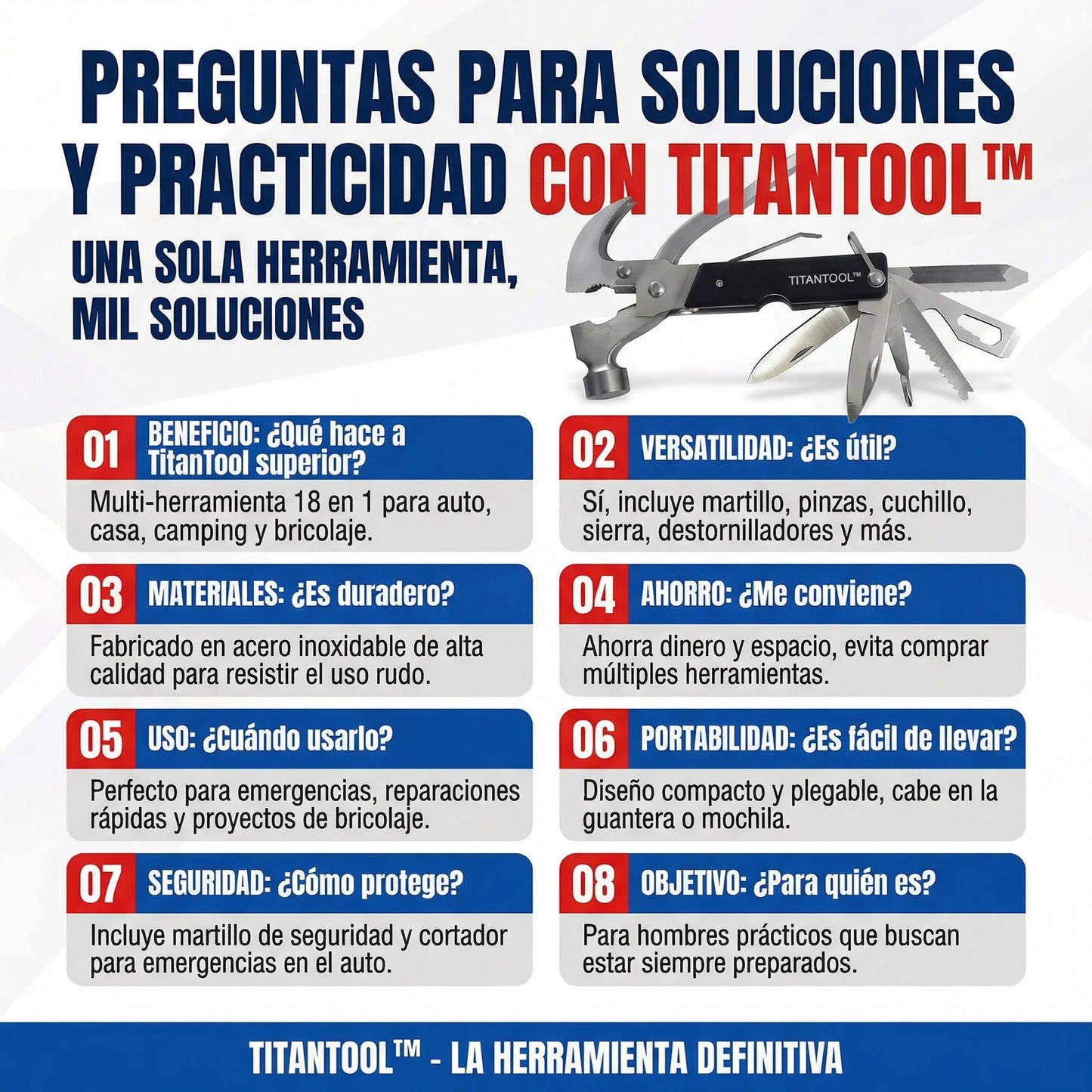 TitanTool™ UNA SOLA HERRAMIENTA 18 SOLUCIONES