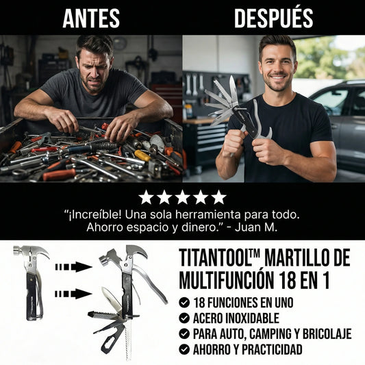 TitanTool™ UNA SOLA HERRAMIENTA 18 SOLUCIONES