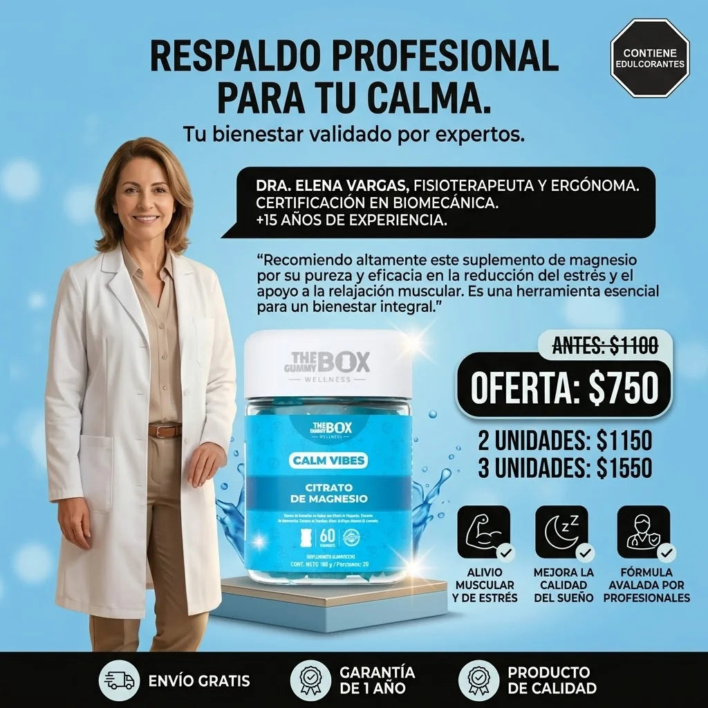 Gomas Sin Azúcar Para Dormir Mejor y Despertar con Energía