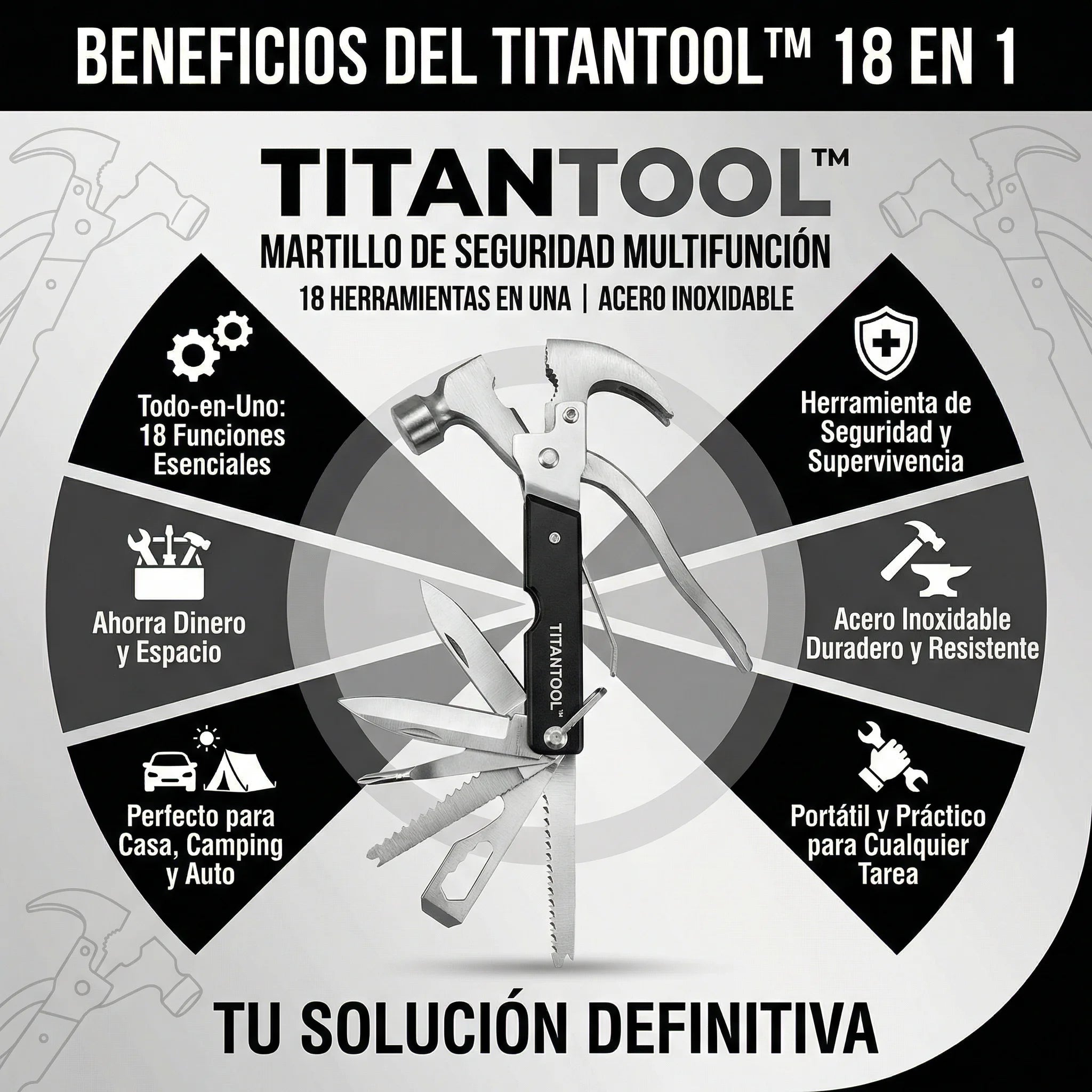 TitanTool™ UNA SOLA HERRAMIENTA 18 SOLUCIONES